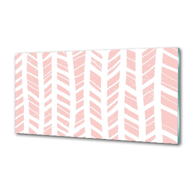 Verre pour crédence Motif à chevrons