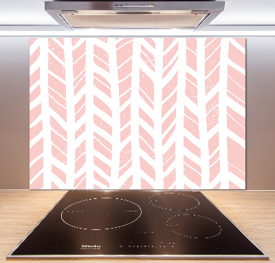 Verre pour crédence Motif à chevrons