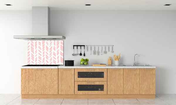 Verre pour crédence Motif à chevrons