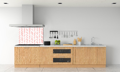 Verre pour crédence Motif à chevrons