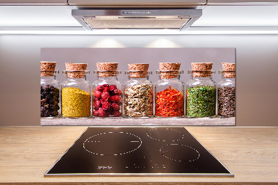 Panneaux muraux cuisine Épices colorées