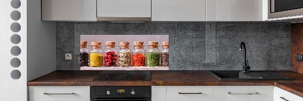 Panneaux muraux cuisine Épices colorées