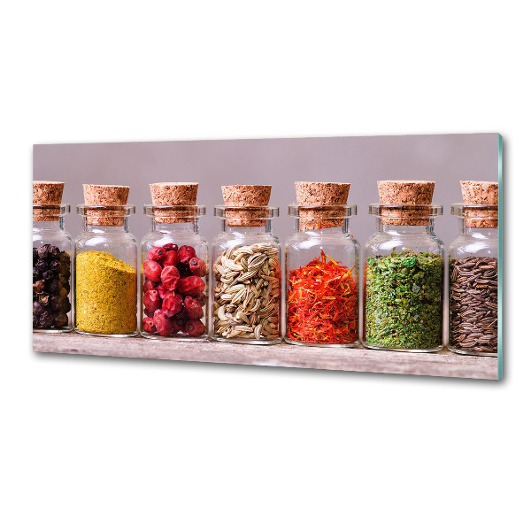 Panneaux muraux cuisine Épices colorées