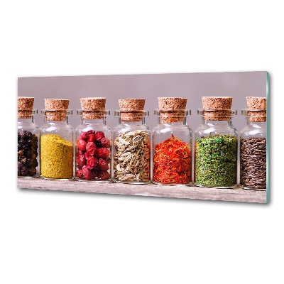 Panneaux muraux cuisine Épices colorées