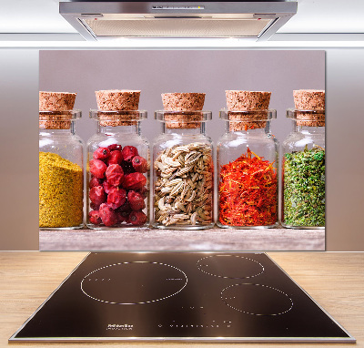 Panneaux muraux cuisine Épices colorées