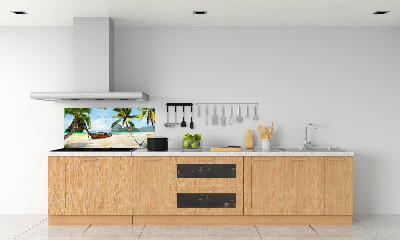 Crédence de cuisine Palmiers sur la plage