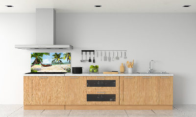 Crédence de cuisine Palmiers sur la plage