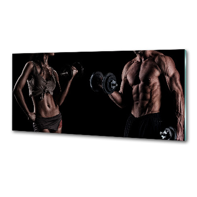 Crédence cuisine en verre trempé Structure musculaire