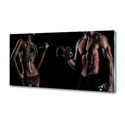 Crédence cuisine en verre trempé Structure musculaire