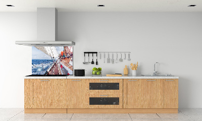 Panneau crédence cuisine Voilier en mer