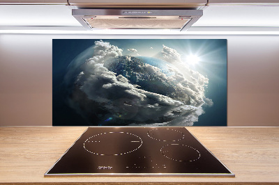 Crédence de cuisine en verre Planète Terre