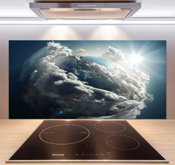 Crédence de cuisine en verre Planète Terre