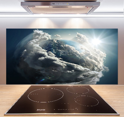 Crédence de cuisine en verre Planète Terre