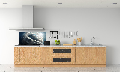 Crédence de cuisine en verre Planète Terre
