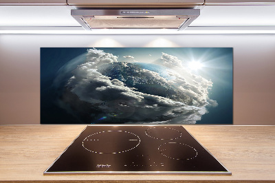 Crédence de cuisine en verre Planète Terre