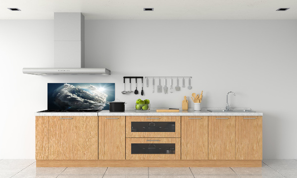 Crédence de cuisine en verre Planète Terre