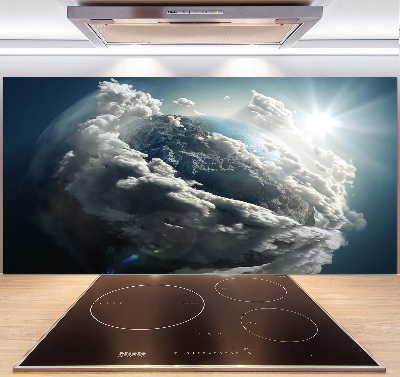 Crédence de cuisine en verre Planète Terre