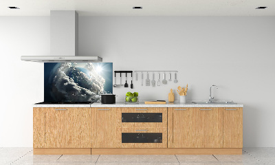 Crédence de cuisine en verre Planète Terre