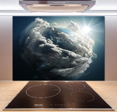 Crédence de cuisine en verre Planète Terre
