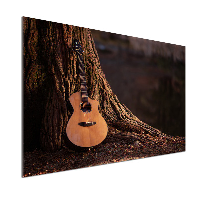 Panneau crédence cuisine Guitare acoustique
