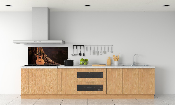 Panneau crédence cuisine Guitare acoustique
