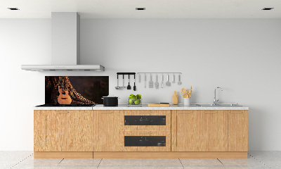 Panneau crédence cuisine Guitare acoustique