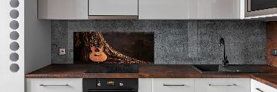 Panneau crédence cuisine Guitare acoustique