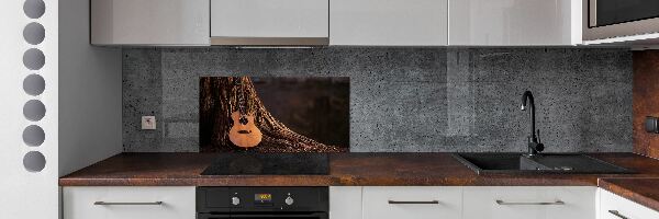 Panneau crédence cuisine Guitare acoustique