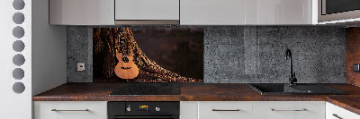 Panneau crédence cuisine Guitare acoustique