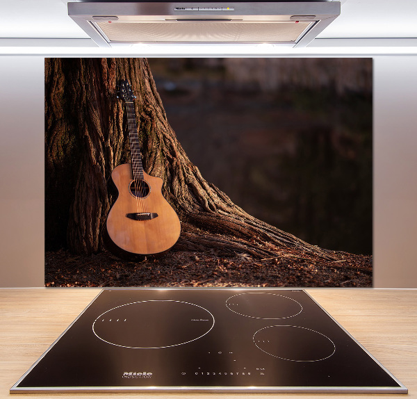 Panneau crédence cuisine Guitare acoustique