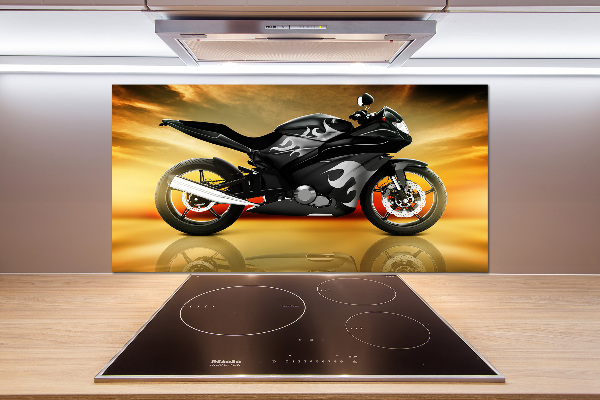 Crédence en verre cuisine Moto
