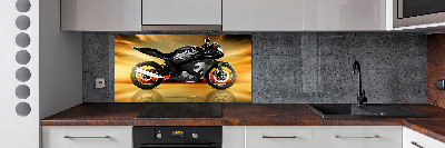 Crédence en verre cuisine Moto
