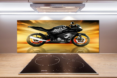 Crédence en verre cuisine Moto