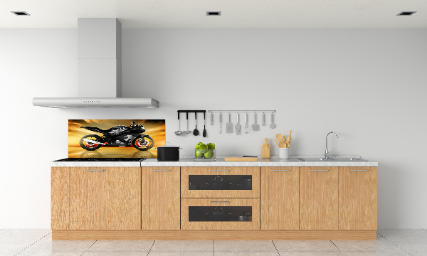 Crédence en verre cuisine Moto