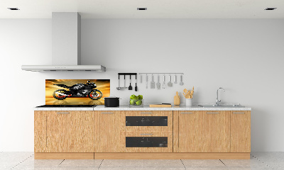 Crédence en verre cuisine Moto