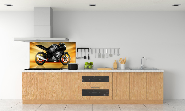 Crédence en verre cuisine Moto
