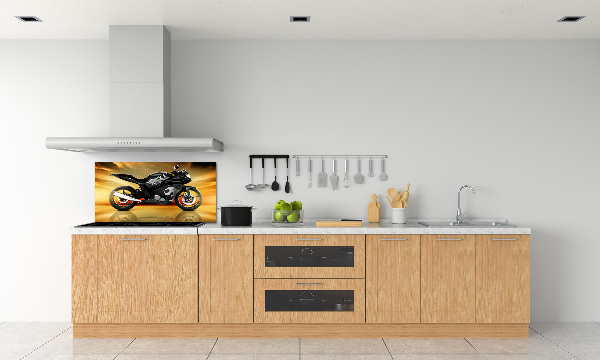 Crédence en verre cuisine Moto