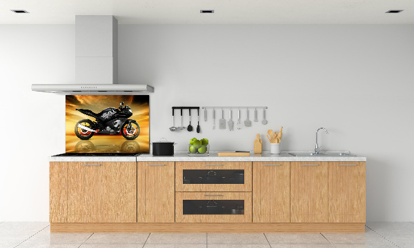Crédence en verre cuisine Moto