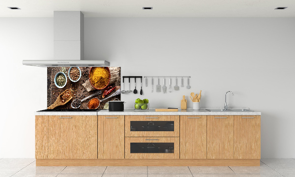 Crédence de cuisine en verre Mélange d'assaisonnements