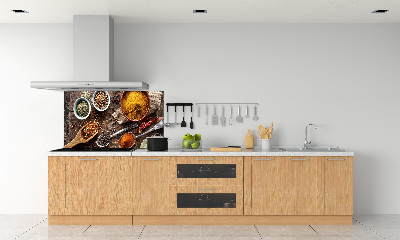 Crédence de cuisine en verre Mélange d'assaisonnements