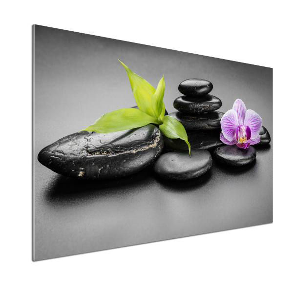 Crédence en verre Pierres zen