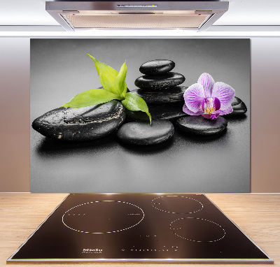 Crédence en verre Pierres zen