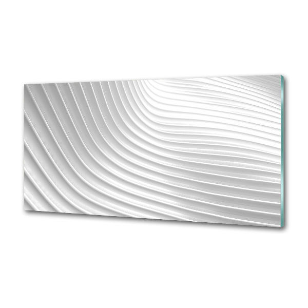 Crédence en verre Abstraction de lignes