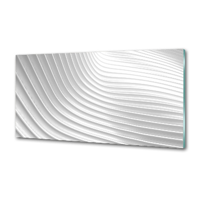 Crédence en verre Abstraction de lignes