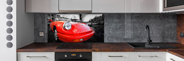 Crédence en verre avec motif Voiture classique