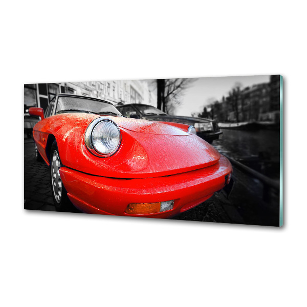 Crédence en verre avec motif Voiture classique
