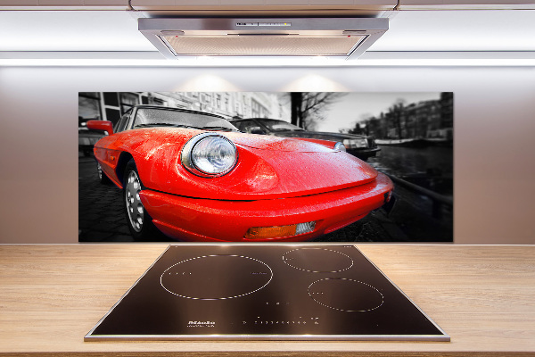 Crédence en verre avec motif Voiture classique