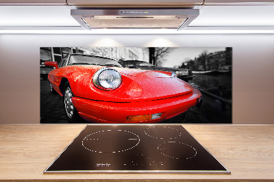 Crédence en verre avec motif Voiture classique