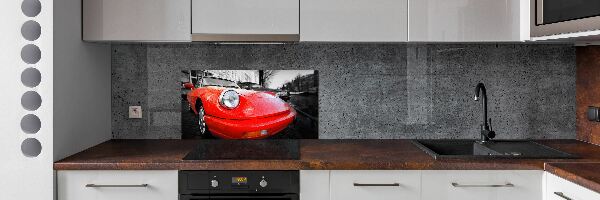 Crédence en verre avec motif Voiture classique