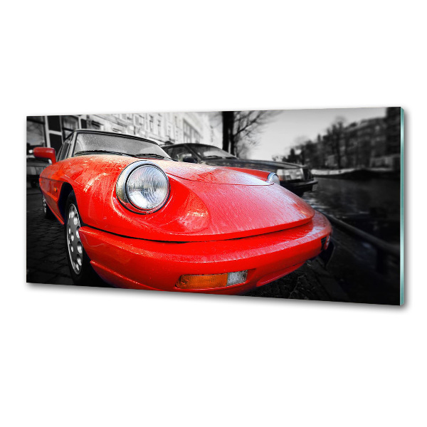Crédence en verre avec motif Voiture classique